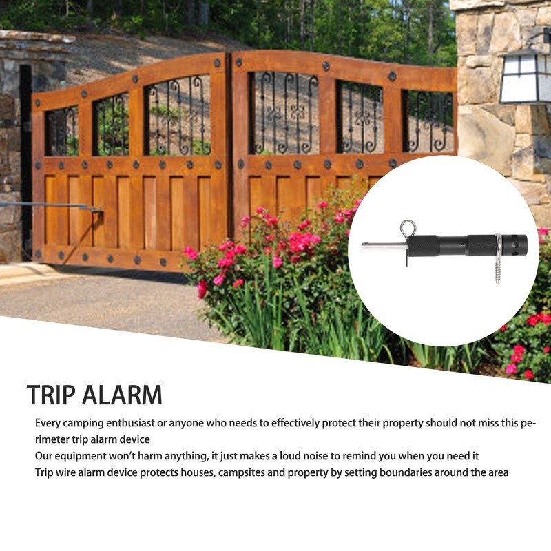 Perimeter Trip Alarm Camping Trip Wire Alarm Device Early Warning