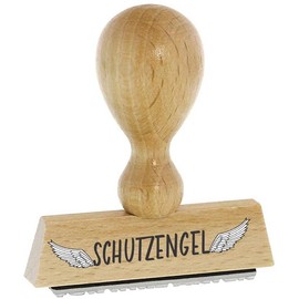 Department Store 2010 Wooden & Rubber Sayings Stamp - Guardian Angel for Stamping All Types of Papers, Greeting Cards, Textiles and Much More