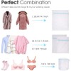 PrettyCare Laundry Bags for Garments (8 Pack Blue 2XL+2L+2M+2bra)