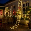 Luces Navideñas de Escalera 3M 240 LED con Santa Claus