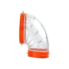 Ferplast Hamster Cage Play Tube | Curve Tunnel, 3.2L x 3.2W x 2.4 Diameter - Inches