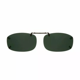 SolarShield Solar Shield Clip-On Polarized Sunglasses, 56 REC 5 (RIMMED)