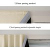 AJAZZ 100% Blackout Curtains for Bedroom Self Adhesive Curtains Temporary