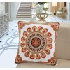 ZUODU 45cmx45cm Embroidered Cotton Decorative Throw Pillow Cover Cushion Case