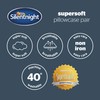 Silentnight Supersoft Pillowcase Pair - Cosy & Comfortable Delicate Smooth