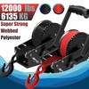 Heavy Duty Boat Trailer Winch Strap with Hook - 2"