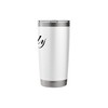 Beautiful Handwritten Font Wally Calligraphy Stainless Steel Insulated Tumbler