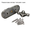 Sliding Door Lock 90 Degree Moving Door Right Angle Buckle