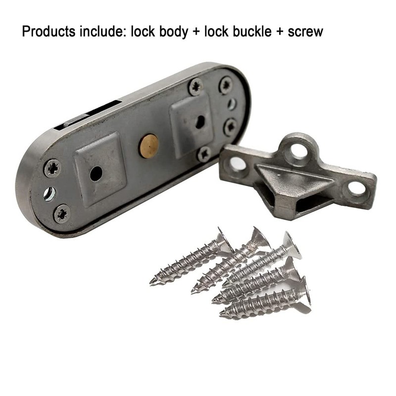 Sliding Door Lock 90 Degree Moving Door Right Angle Buckle