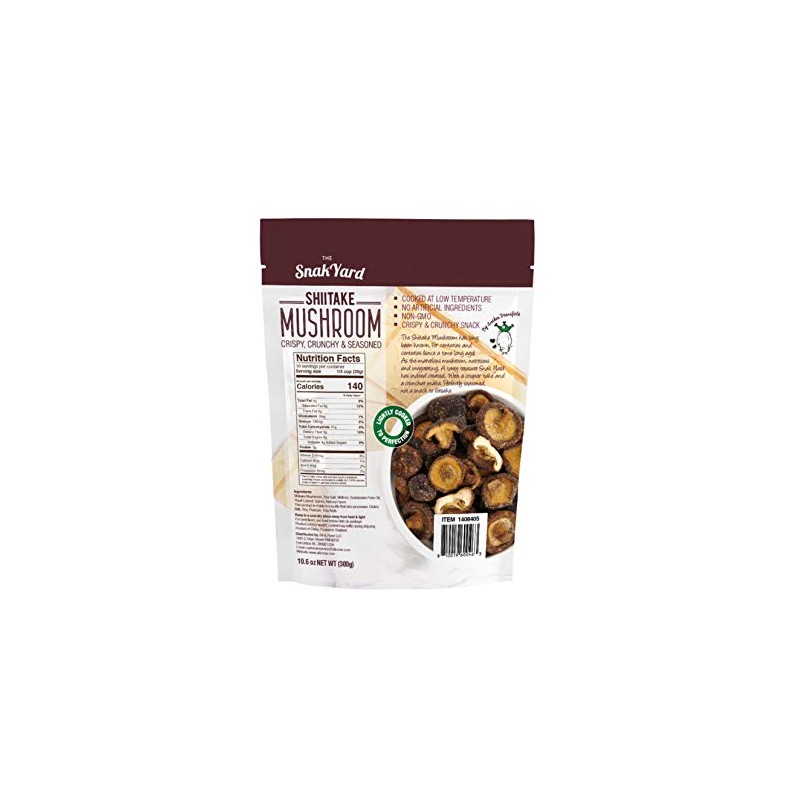THE SNAK YARD SHIITAKE MUSHROOM (10.6 OZ BAG)