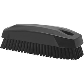 Vikan 6440 Nail Brush, Polyester, Black, 1