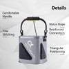 TopHomer Foldable Fish Bait Bucket, Multifunctional Minnow Bucket, Live Fish