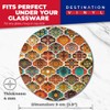Destination Vinyl ltd 2 x MDF Glossy Top Coasters Round