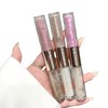 QIAWES 2 Colors Liquid Eye Shadow, Teardrop Bag Makeup, Eye