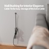 EAZUSE Starlink Cable Routing Kit Wall Pass Through Grommet Mounting