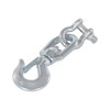 Vestil HOOK-S-4 Steel Swivel Hook with Shackle 4,000 Lb. Capacity
