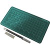 ToolUSA Precision Cutting Mat & Hobby Blade Kit | Self-Healing