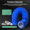 4-Inch Aluminum Ducting, Dryer Vent Hose, Heavy-Duty Three-Layer Protection, 8-Feet