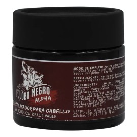 Gel Fijador Natural Lobo Negro Alpha 250g Cabello Y Barba