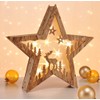 LED Decorative Light Star or Fir in 3D Design Made