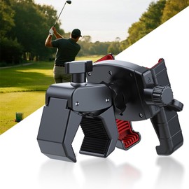 Orizizhic Golf Cart Phone Holder Universal, 360° Rotation Big Phones Friendly Golf Cart Phone Mount for Smart Phones, Golf Cart Accessories Compatible with EZGO Club Car Yamaha