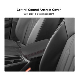 BIXUAN Compatible with Seat Leon MK4 KL1/KL8 Cupra Formentor 2020-2023 Armrest Case Armrest Cover Centre Console Centre Armrest Cover Lid Interior Accessories Protection Leather Cushion