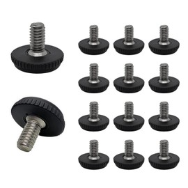 SIMAIYUN 32 Pcs 5/16"-18 Stainless Steel Screw Furniture Leveling Feet, Adjustable Table Chair Levelers Feet Glides Screw in Threaded Furniture Levelers for Table, Chair, Cabinet