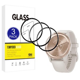 X-Dision Screen Protectors Compatible with Garmin Move Trend [Scratch-Resistant, High Definition] [3D Curved Full Cover] Screen Protector for Garmin Move Trend (Pack of 3)