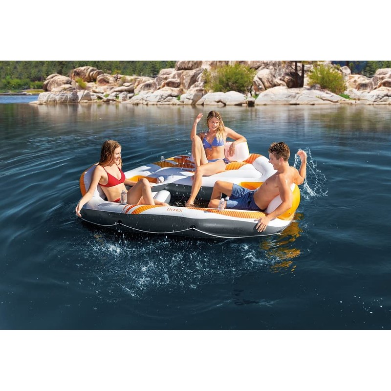 Intex Vista Island Inflatable Raft Float Outdoors 94”x81”x20”