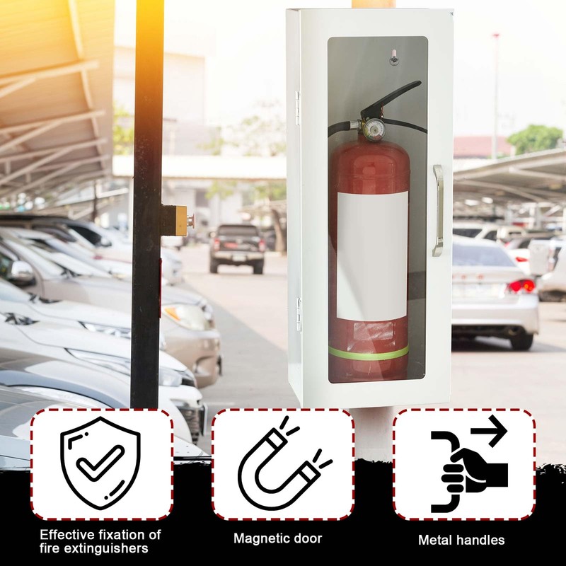 Zonon Fire Extinguisher Cabinet Wall & Surface Mount 24" H