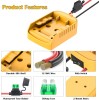 CHoiKWong Power Wheels Adapter for Dewalt 20V Battery Adapter Power