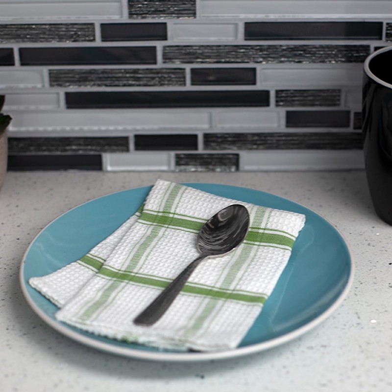 Home Basics 4 Pieces of Hammered Stainless Steel Flatware/Silverware for