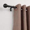 Kemmie 1" Classic Window Curtain Rod with Round Finials Simple