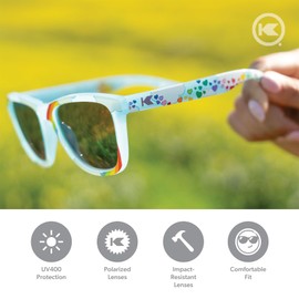 Knockaround Care Bears 2023 Premiums Polarized Sunglasses for Kids - Impact Resistant Lenses & Full UV400 Protection