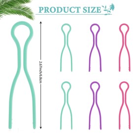 Baoswi 60 Pack Keep Your Bobbin Threads Matched Up with Your Thread Spools Bobbin Buddies Sewing Machine Quilting Supplies Sewing Products Thread Holder Plastic Bobbin Clips Thread Holders