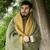 LYHome Merino Wool Blanket, Travel Blanket, Picnic Blanket, Camping Blanket,
