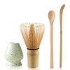 Matcha Tea Set with Bamboo Matcha Whisk and Spoon, Ceramic
