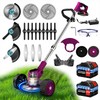 Cordless Weed Trimmer for Yard Care – 21V Adjustable Grass