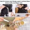 Measuring Spoon Set Stainless Steel Tea Spoons 6 Pieces Cup