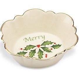 Lenox Holiday Oval Merry Dish