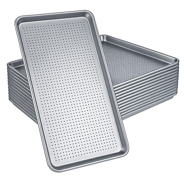 Full Size Perforated Aluminum Sheet Pan 18″ x 26″, Commercial