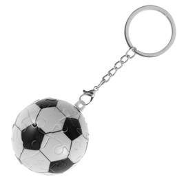 Gatuida Sports Ball Puzzle Keychain Creative Sports Ball Key Ring for Team Fans Lightweight Compact Keychain Decor for Bags Car Keys
