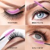 Annhua Eyelash Brushes Disposable 100pcs Screw Brushes Hollow Rod Disposable