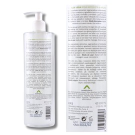 Pure Natural Aloe Vera Gel with Rosehip Oil and Argan Oil 200 ml Instant Absorption and Pleasant Non-Greasy Texture Nourishes, Moisturises, Refreshes and Nourishes Your Skin. After Sun. KFS PROFESSION