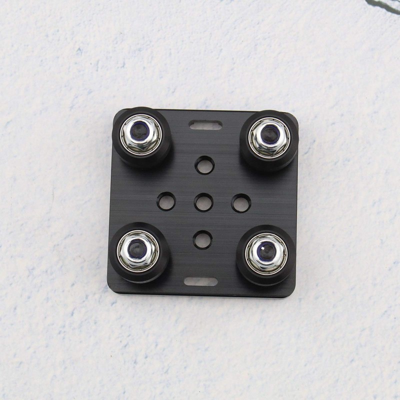 Small Plate Slotted Mini V Shape Wheel Bracket for 3D
