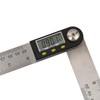 Stainless Steel Professional digital display angle finder steel rule 200mm