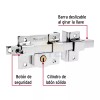 Hermex CB-45DB Open bar lock, right, blister