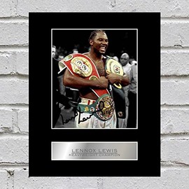 Lennox Lewis Photo Display Heavyweight Champion