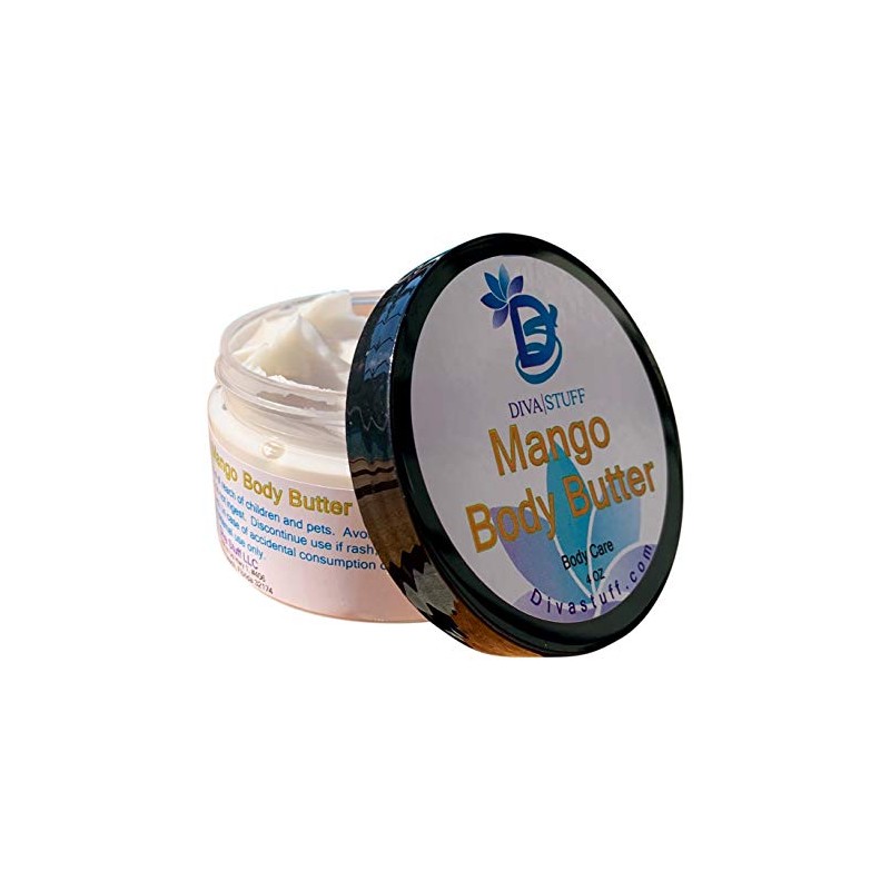 Mango Body Butter, with Fresh Mangos, By Diva Stuff, 4oz