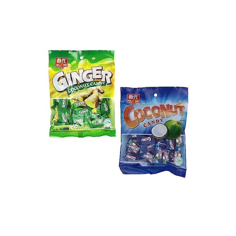 Ginger Coconut Candy 5.6oz (2 Flavor)